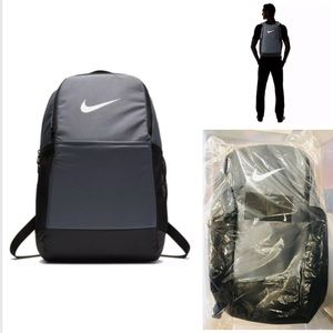 New Nike Backpack Brasilia Grey Rucksack